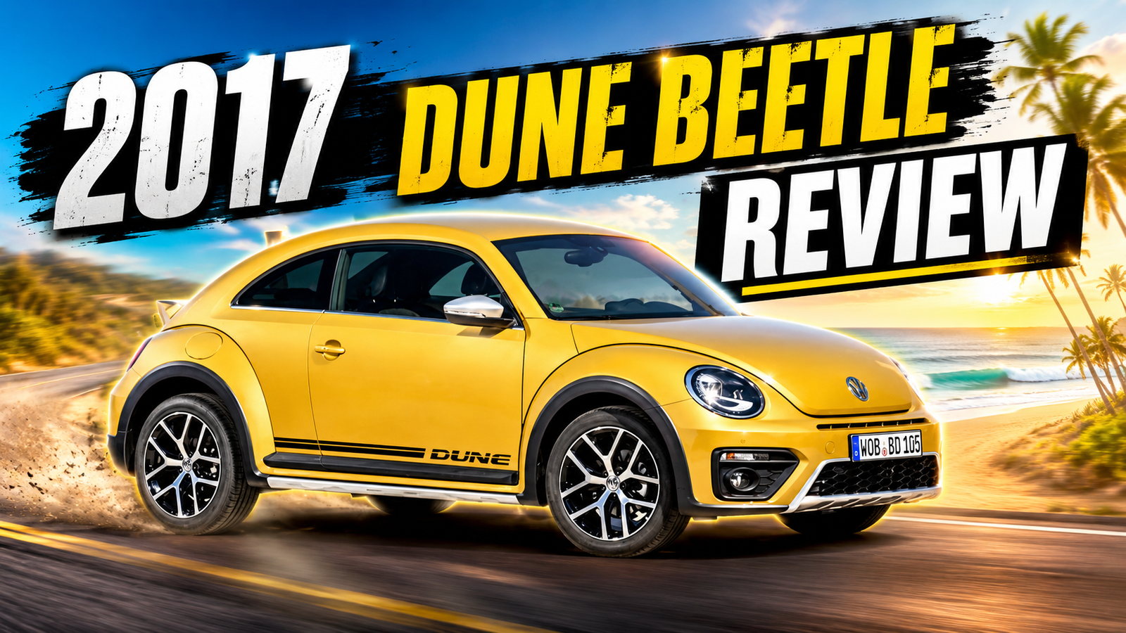 2017 Volkswagen Beetle Dune Review: Building a Vehicle Review from Voice-Over and Stock Footage