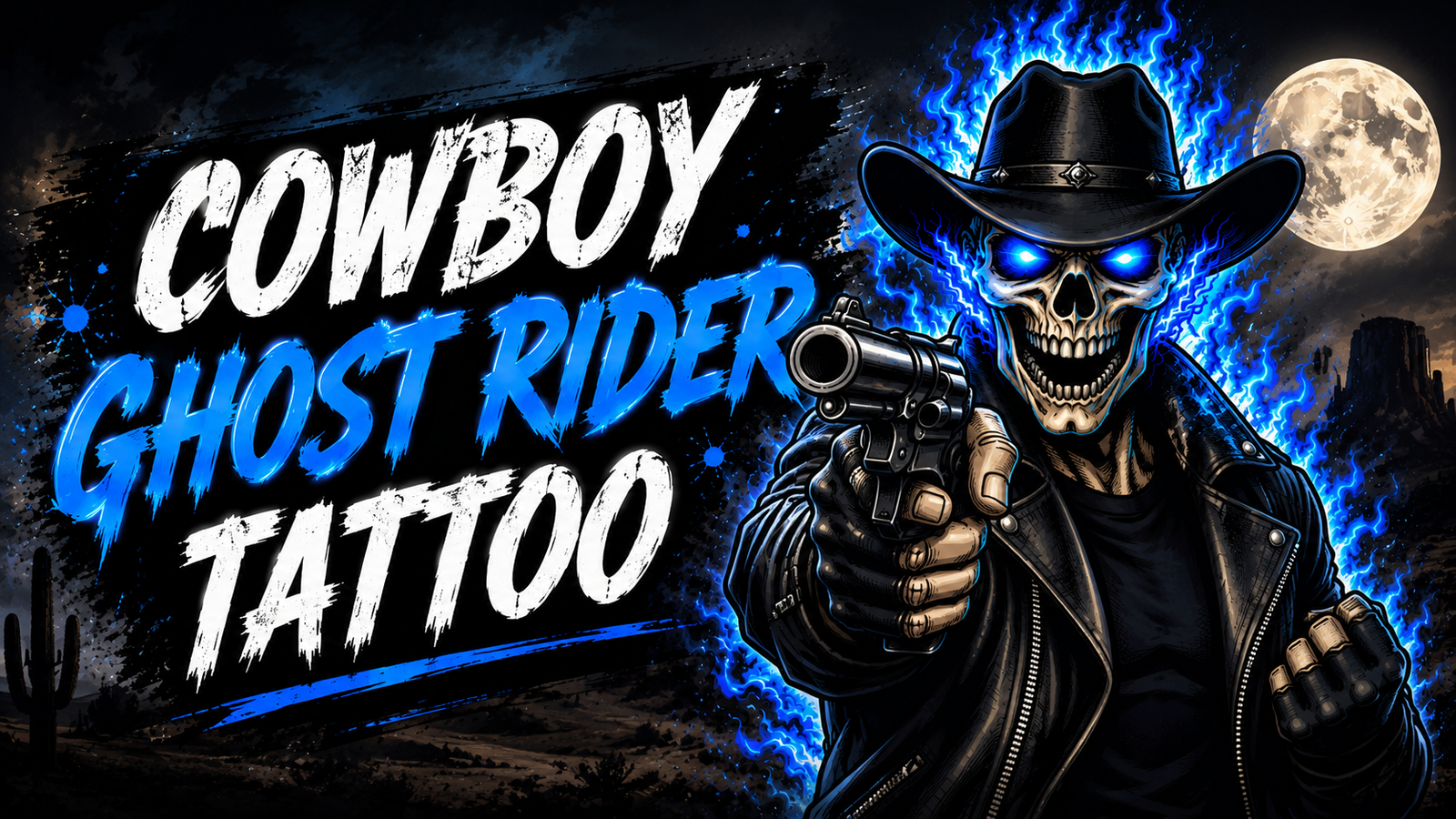 Cowboy Ghost Rider: Creating an AI-Animated Tattoo Reel