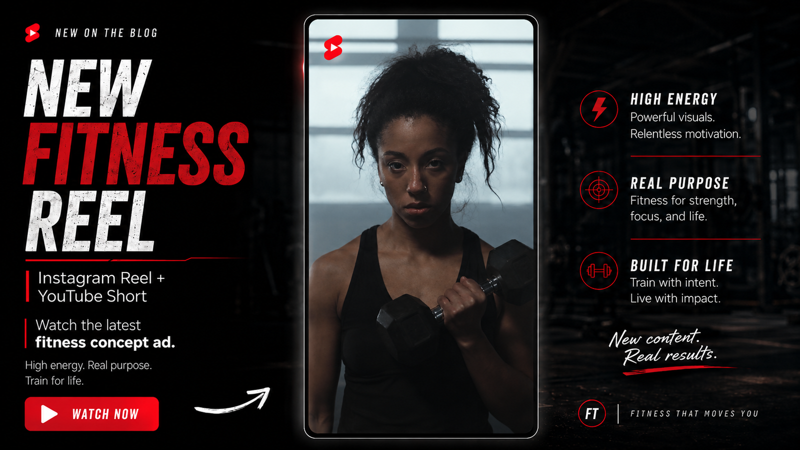 Train for Life: Creating a High-Energy Fitness Concept Reel Built on Real Experience